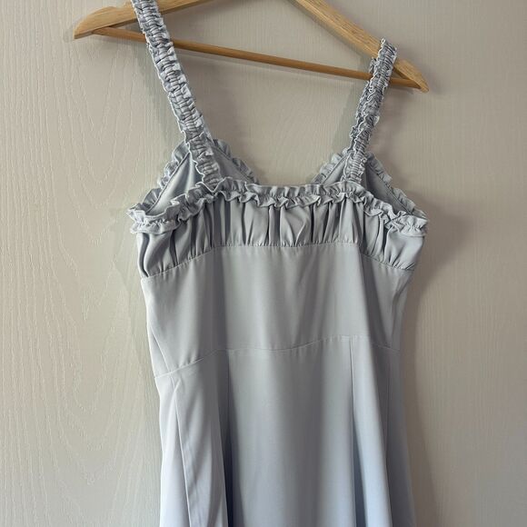 Lani The Label Lily Dress Light Sky Blue Influencer Cottagecore Size Small‎ - Picture 6 of 8